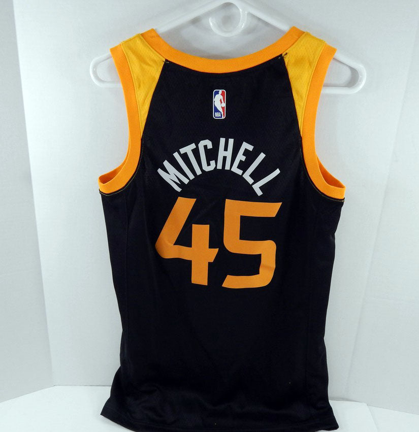 2022-23 Mens Utah Jazz Donovan Mitchell #45 Swingman Black Jersey Nike NWT S 02S Pic2