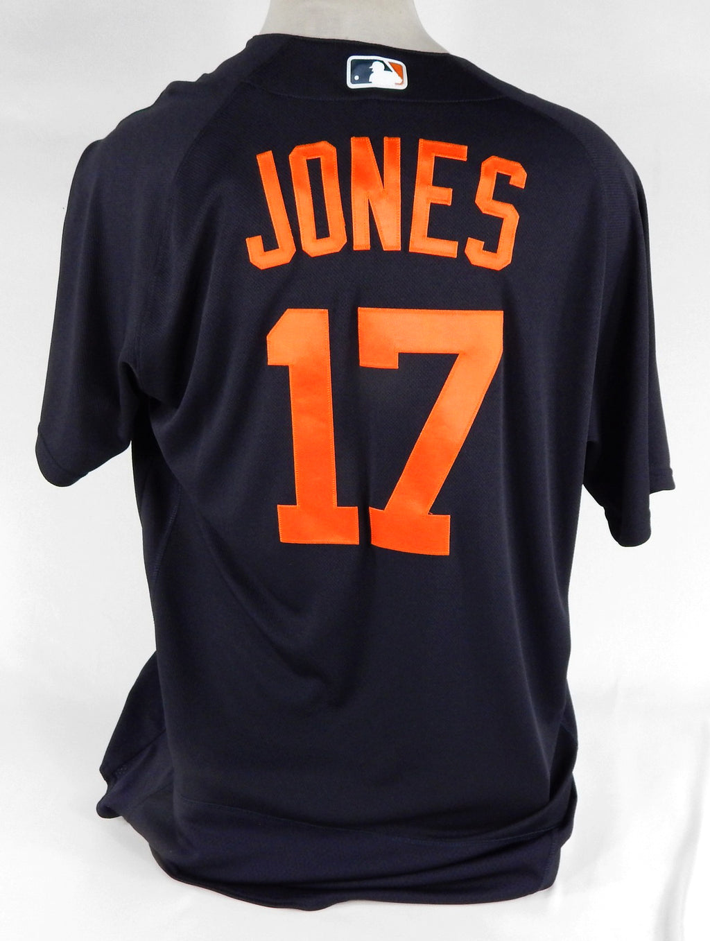 2022 Detroit Tigers Jones #17 Game Issued Pos Used Blue Jersey ST BP 48 DP67675
