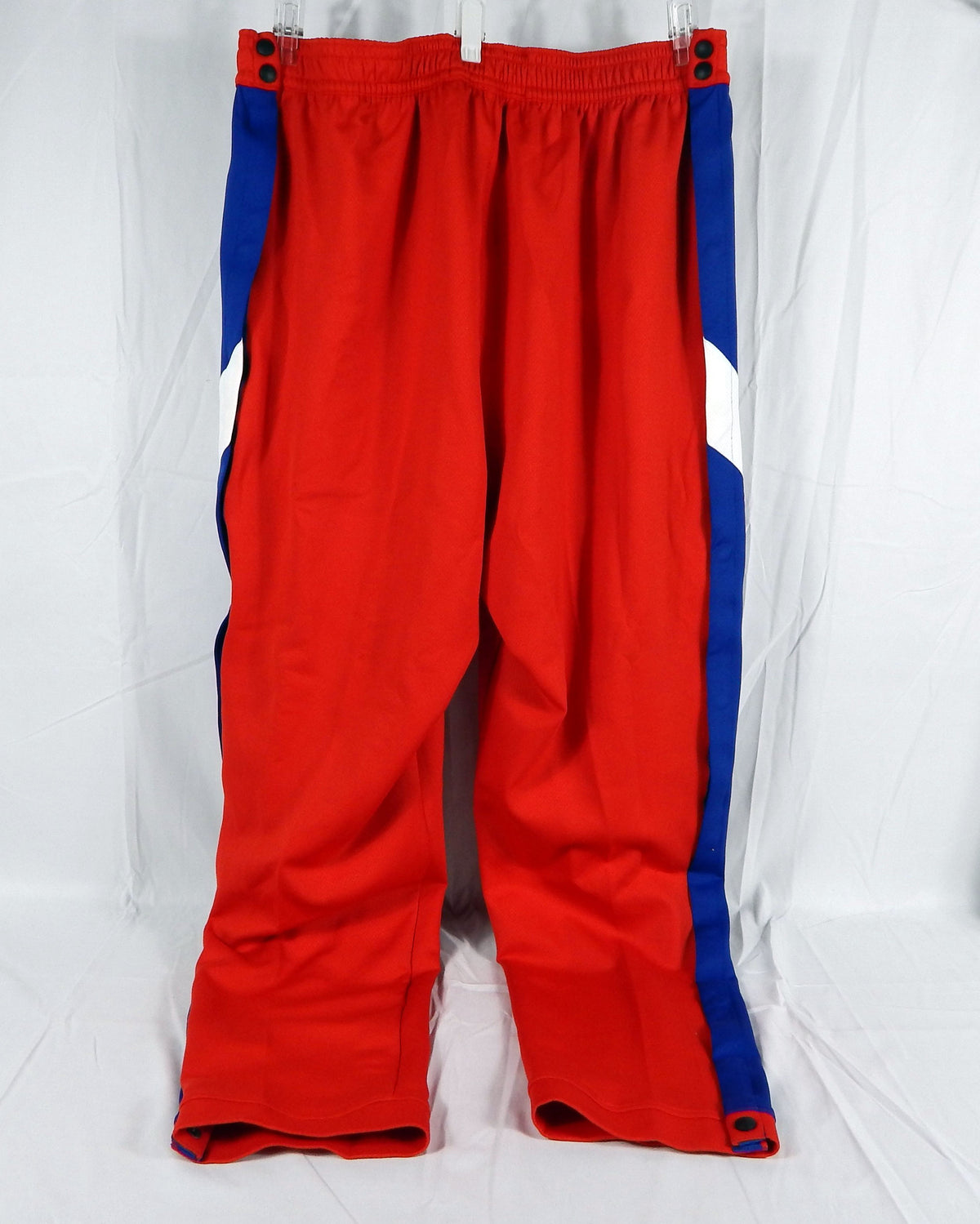 2019-20 Detroit Pistons Game Issued Red Warm Up Pants Nike CD5481-657 3XLT 66S Pic2