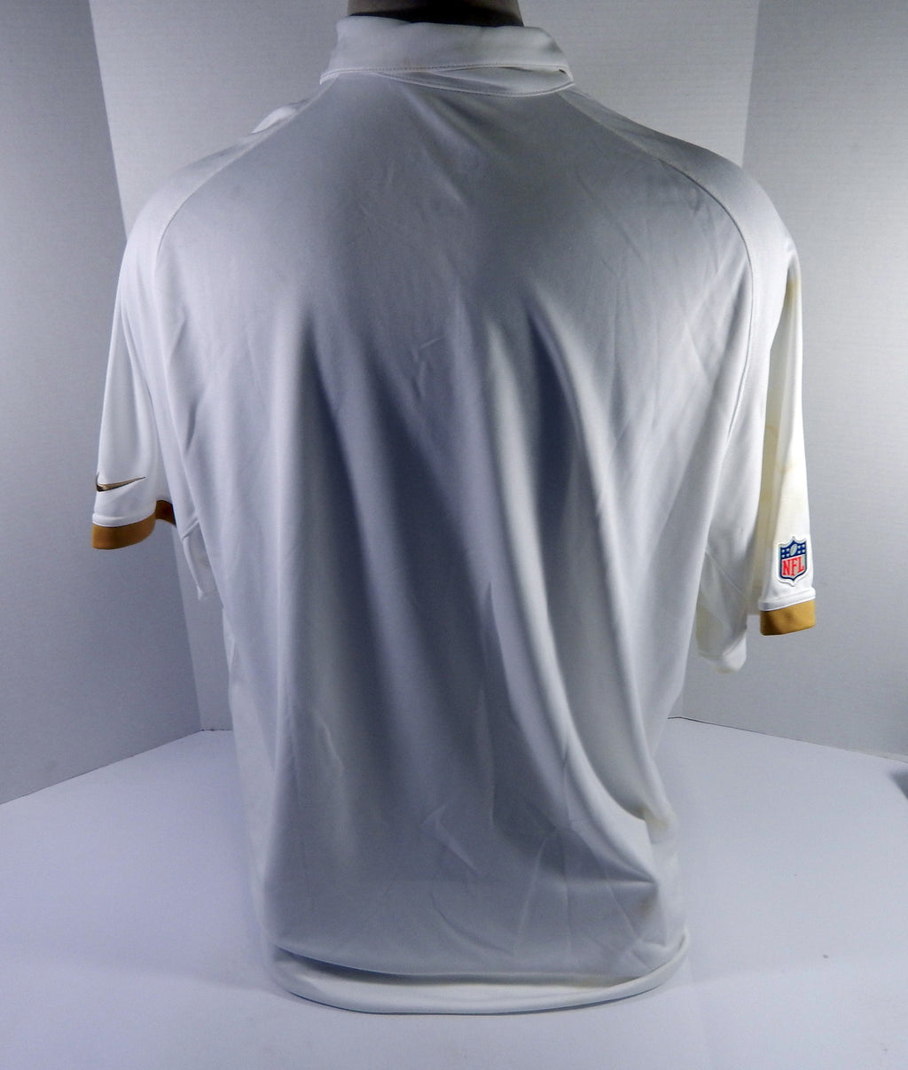 San Francisco 49ers Team Issued White Polo Shirt 2XL DP54076 Pic2