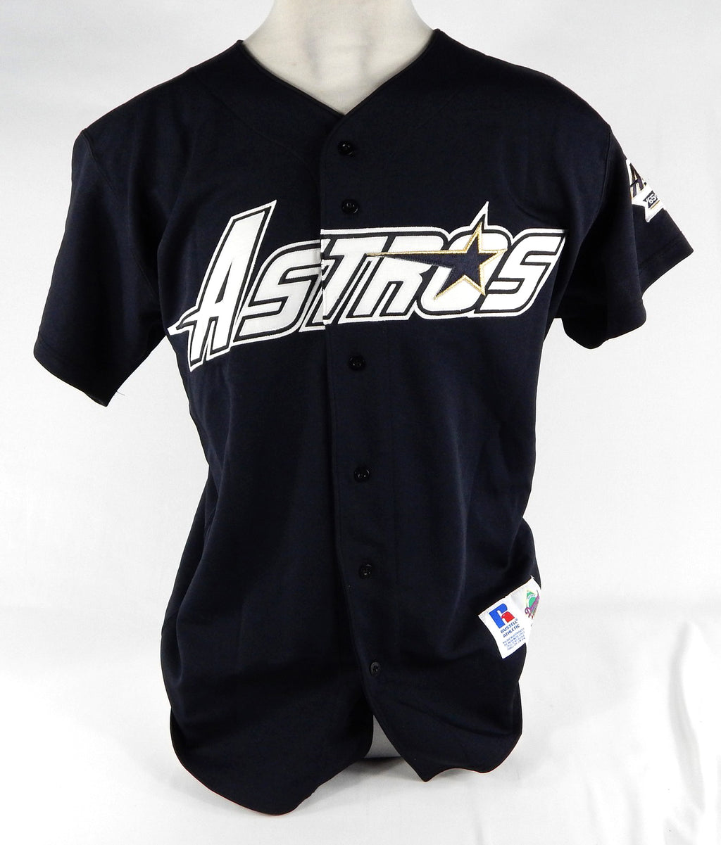 1995 Houston Astros Chris Donnels #3 Game Used Black Jersey 30th Patch 46 561