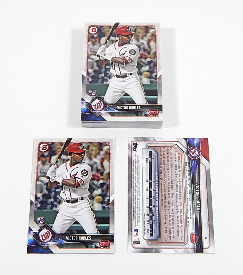 Lot of (33) 2018 Bowman Victor Robles RC #6