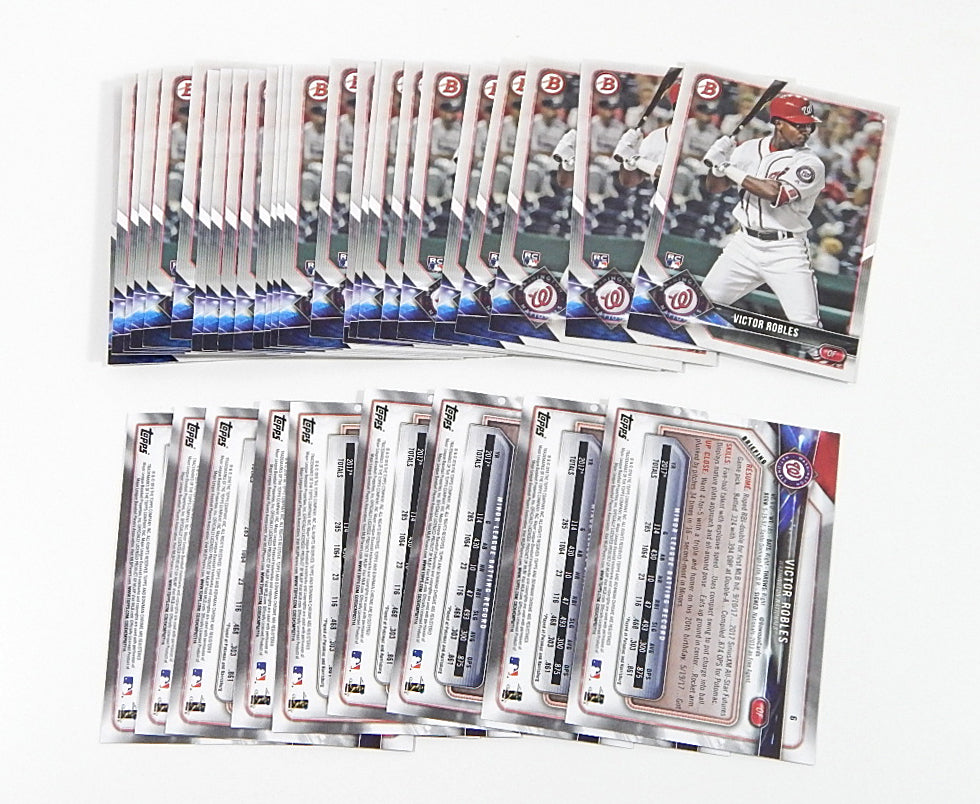 Lot of (33) 2018 Bowman Victor Robles RC #6 Pic2