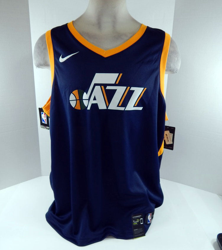 2019-20 Mens Utah Jazz Blank Swingman Navy Jersey Icon Nike NWT 3XL 39S Pic2