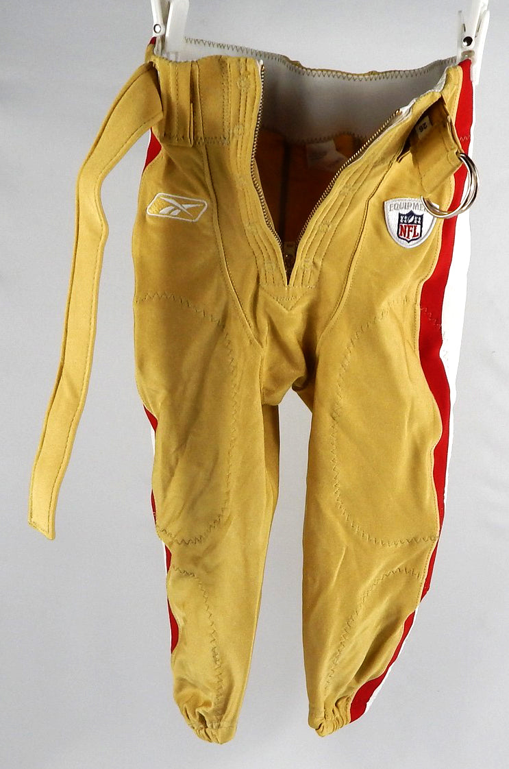 2009 San Francisco 49ers Game Issued Gold Pants 26 DP81064