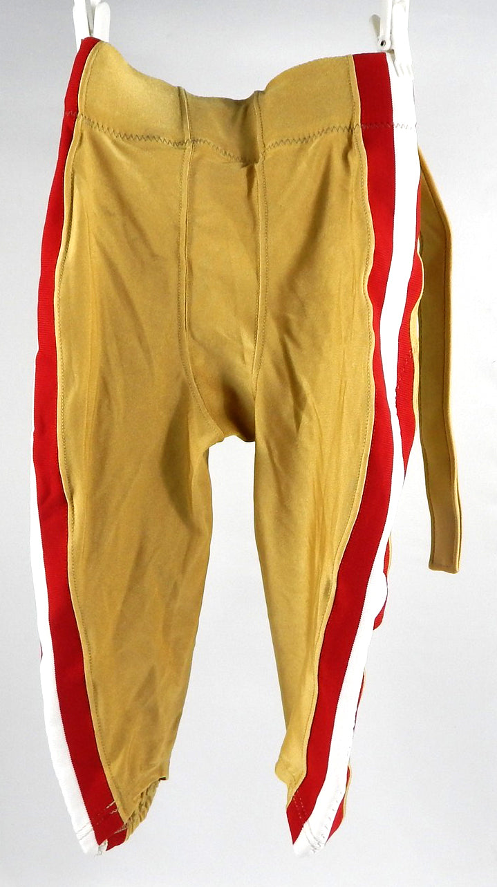2009 San Francisco 49ers Game Issued Gold Pants 26 DP81064 Pic2