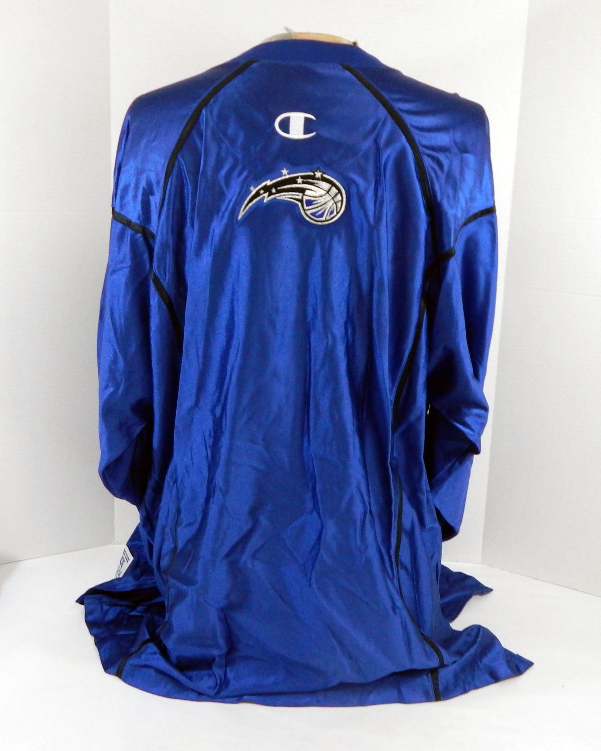 Late 1990s Early 2000s Orlando Magic GameIssued Blue Shooting Shirt 2XL DP60499 Pic2