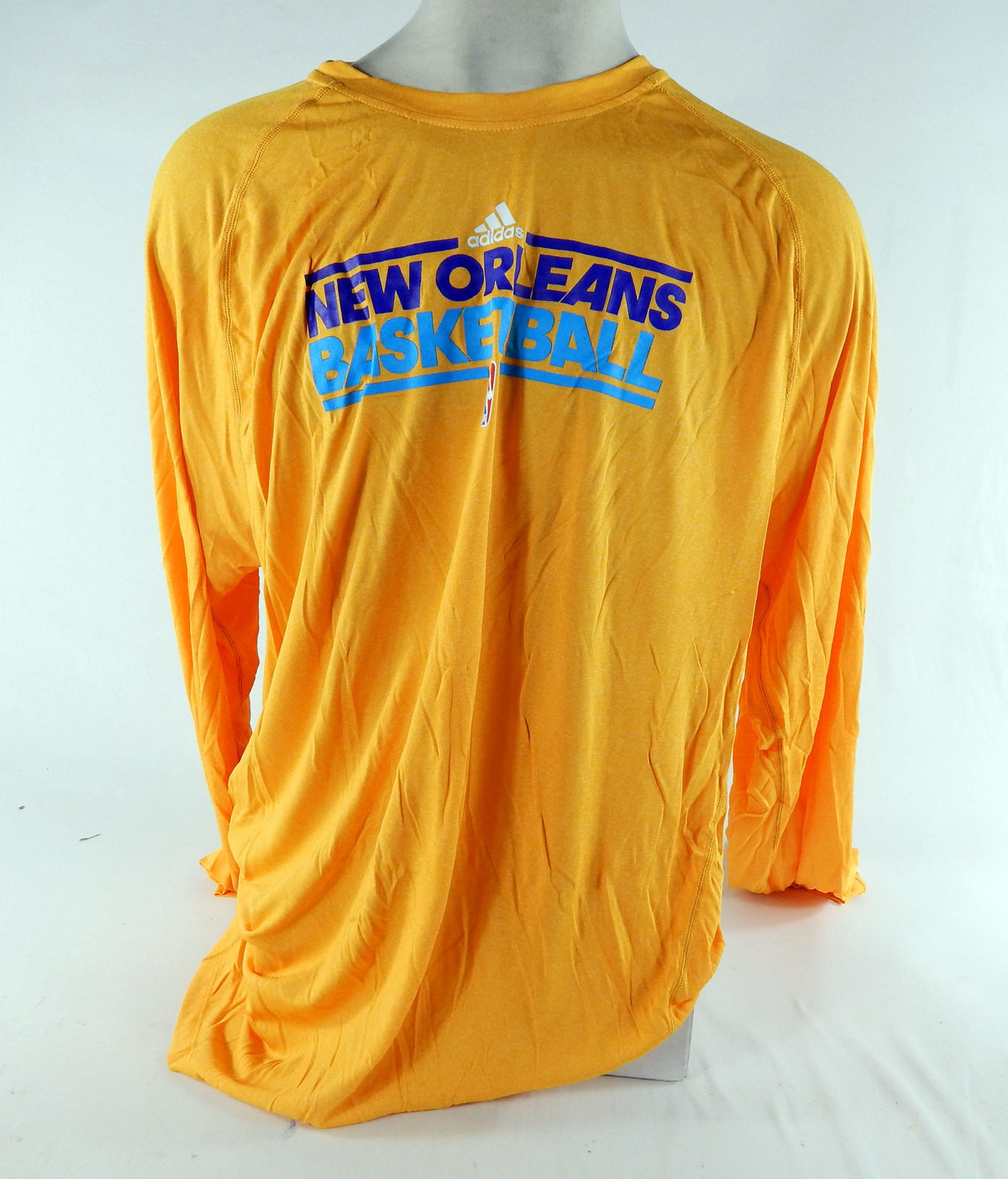 2011-12 New Orleans Hornets Team Issued Yellow LongSleeve Training Shirt 3XLT 11