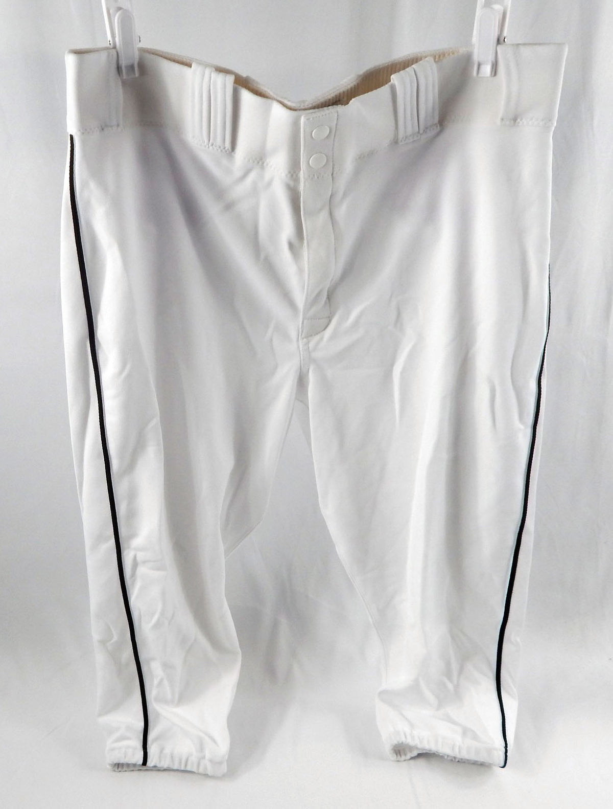 2014 Miami Marlins Steve Cishek #31 Game Used White Baseball Pants 38 DP113572