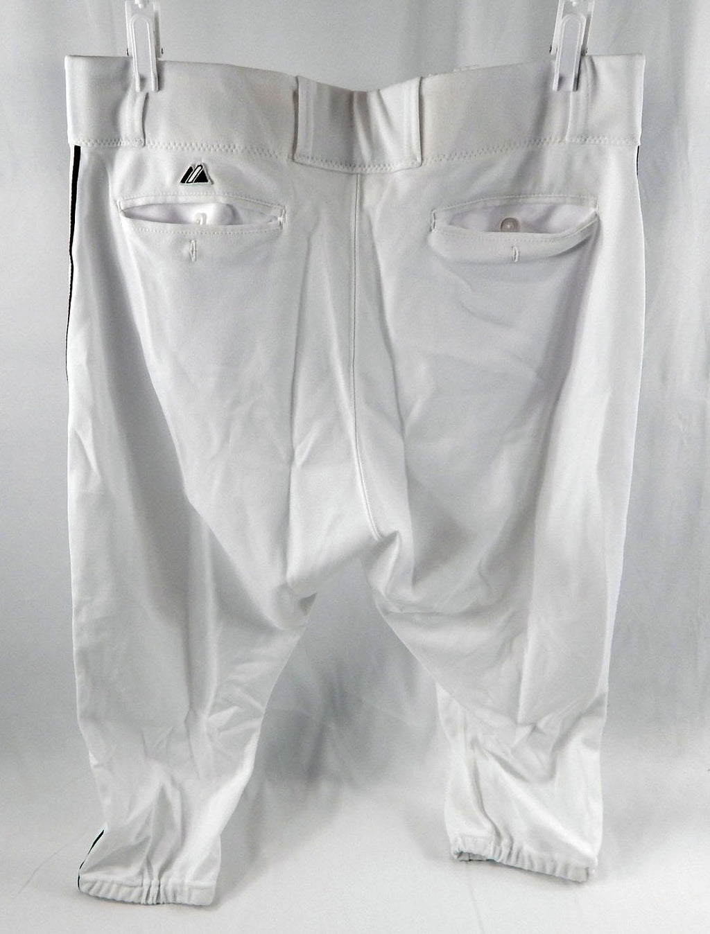 2014 Miami Marlins Steve Cishek #31 Game Used White Baseball Pants 38 DP113572 Pic2