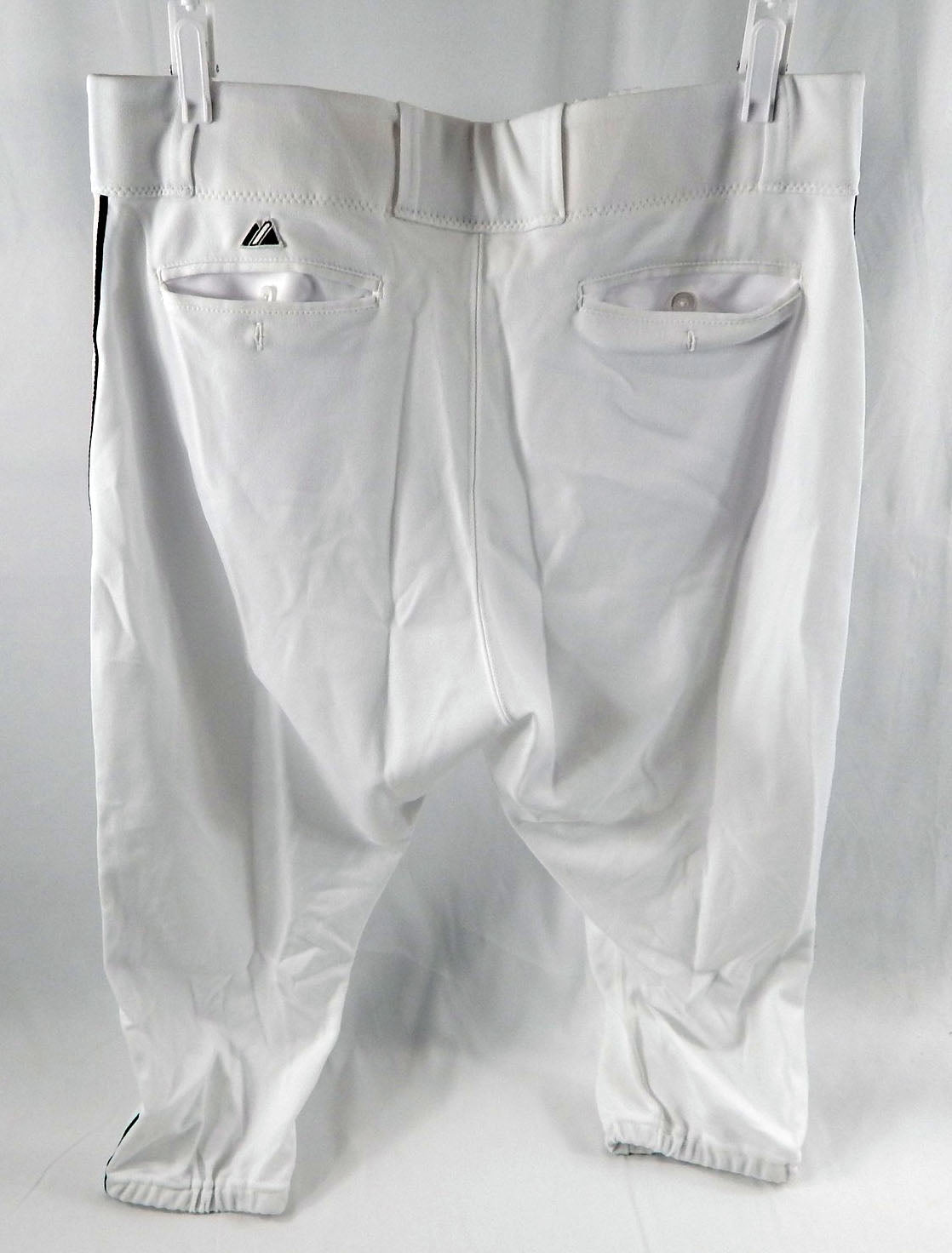 2014 Miami Marlins Steve Cishek #31 Game Used White Baseball Pants 38 DP113572 Pic2
