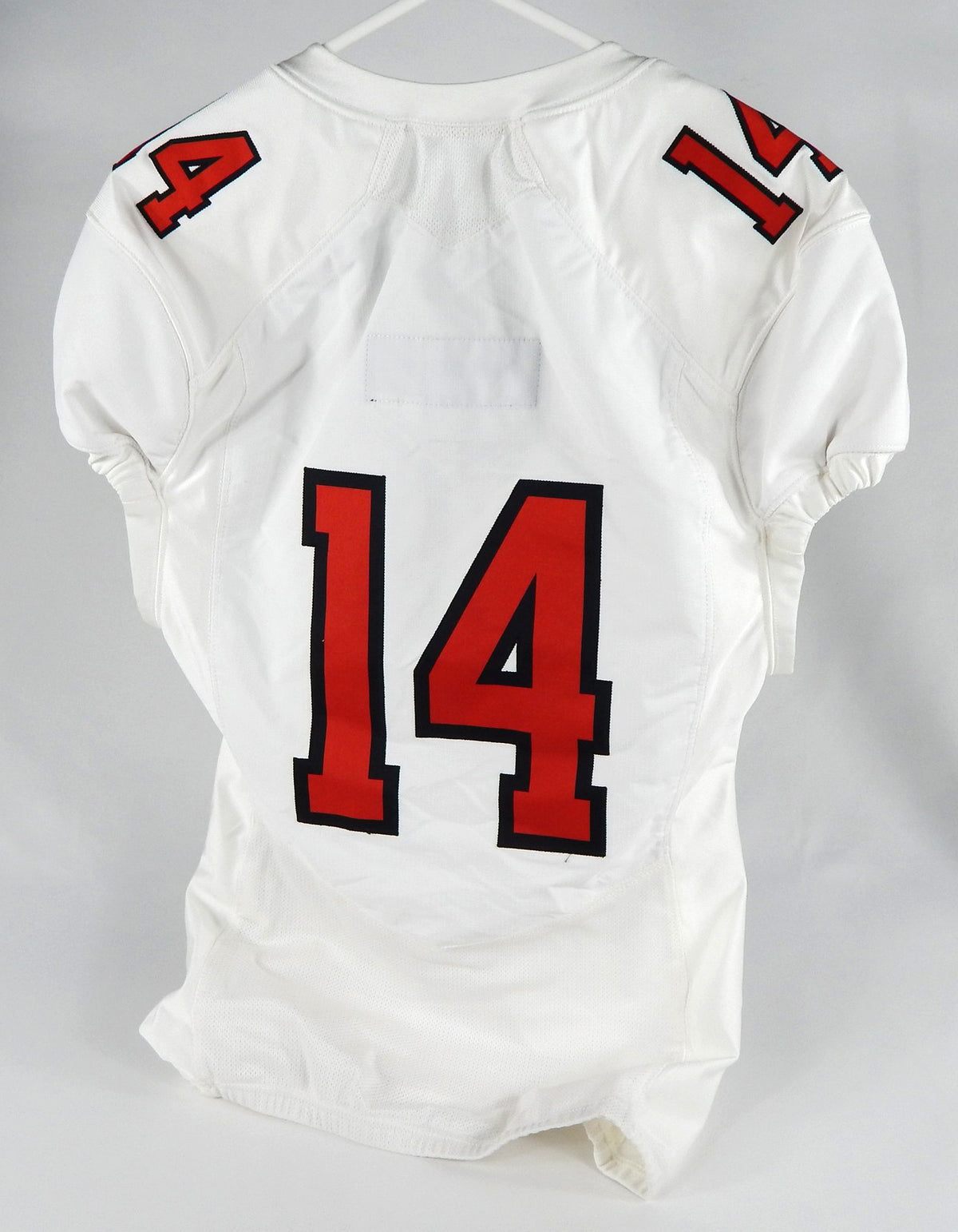 2018 Texas Tech Red Raiders #14 Game Issued Pos Used White Jersey NP R 44 172 Pic2