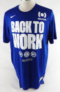 2024-25 Detroit Pistons Paul Reed #7 Game Used Blue Shirt NBA Playoffs XL 169