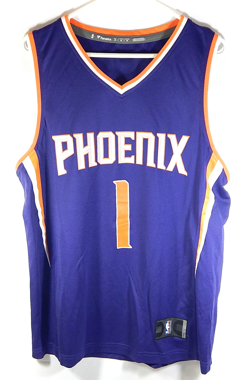 Devin Booker #1 Phoenix Suns Fanatics Fast Break NBA Jersey Purple New 2XL