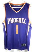 Devin Booker #1 Phoenix Suns Fanatics Fast Break NBA Jersey Purple New 2XL