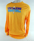 2011-12 New Orleans Hornets Team Issued Yellow LongSleeve Training Shirt 3XLT 14