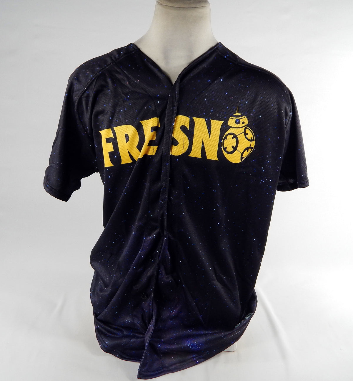 2022 Fresno Grizzlies Nic Wilson #6 Game Used Black Jersey Star Wars 46 9