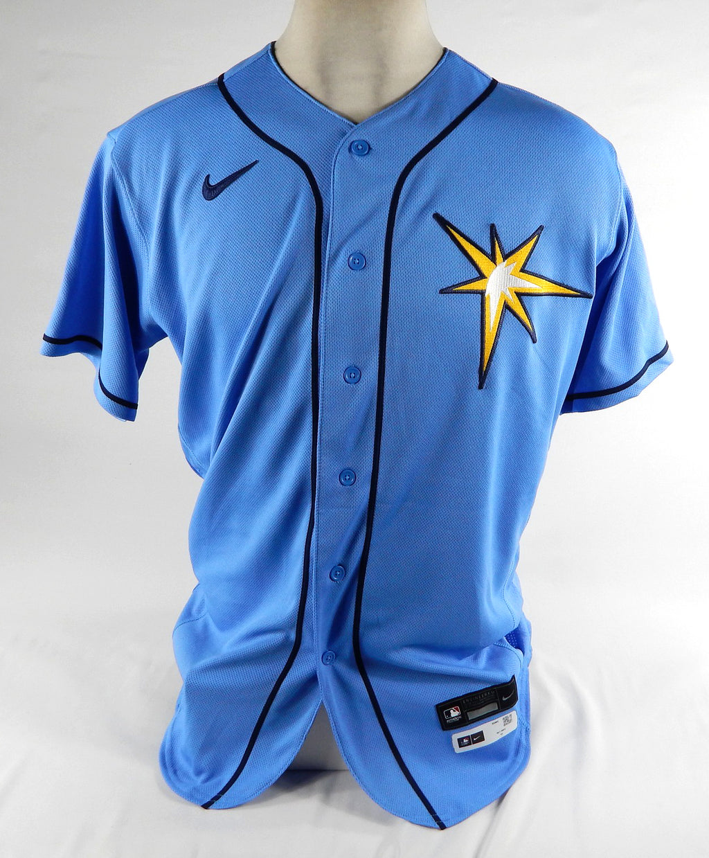 2023 Tampa Bay Rays Dan Dement #40 Game Issued Blue Jersey ST BP 44 DP72465 Pic2