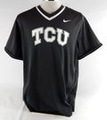 2023 Texas Christian Frogs #44 Game Used Grey Practice Jersey Baseball XL 757