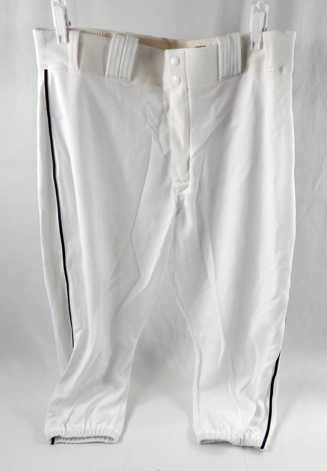 2015 Miami Marlins Adam Conley #61 Game Used White Baseball Pants 36-43 DP113576