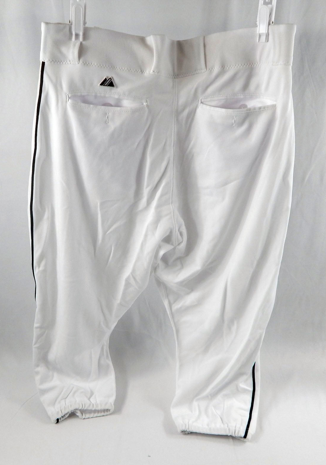 2015 Miami Marlins Adam Conley #61 Game Used White Baseball Pants 36-43 DP113576 Pic2