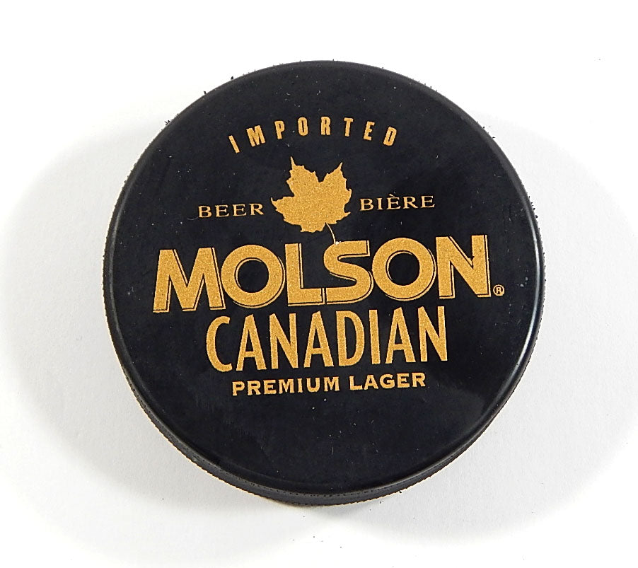 Marcel Dionne Signed Official Hockey Hall of Fame Molson Canadian Puck Auto Pic2