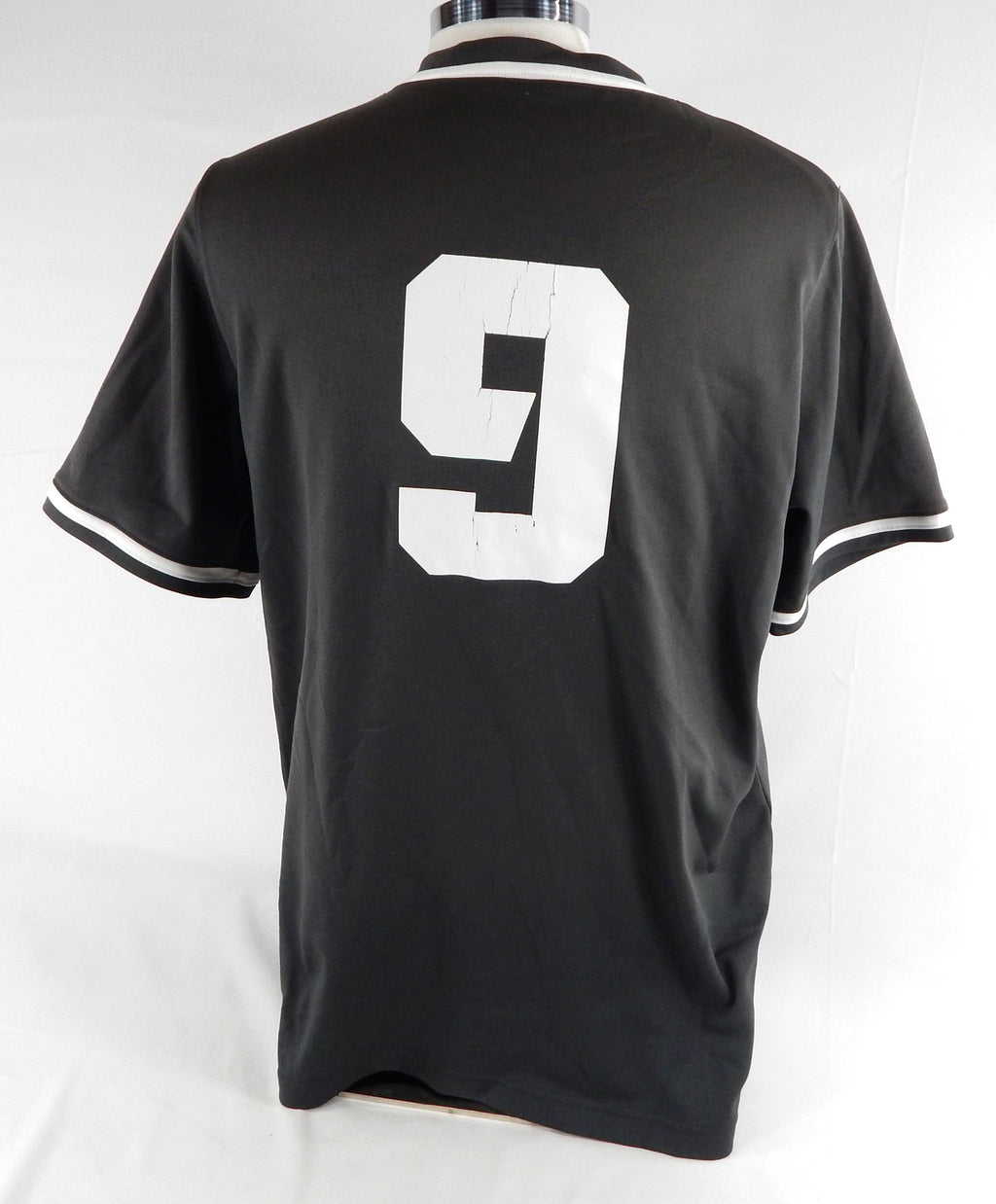 2023 Texas Christian Frogs #9 Game Used Grey Practice Jersey Baseball L 758 Pic2