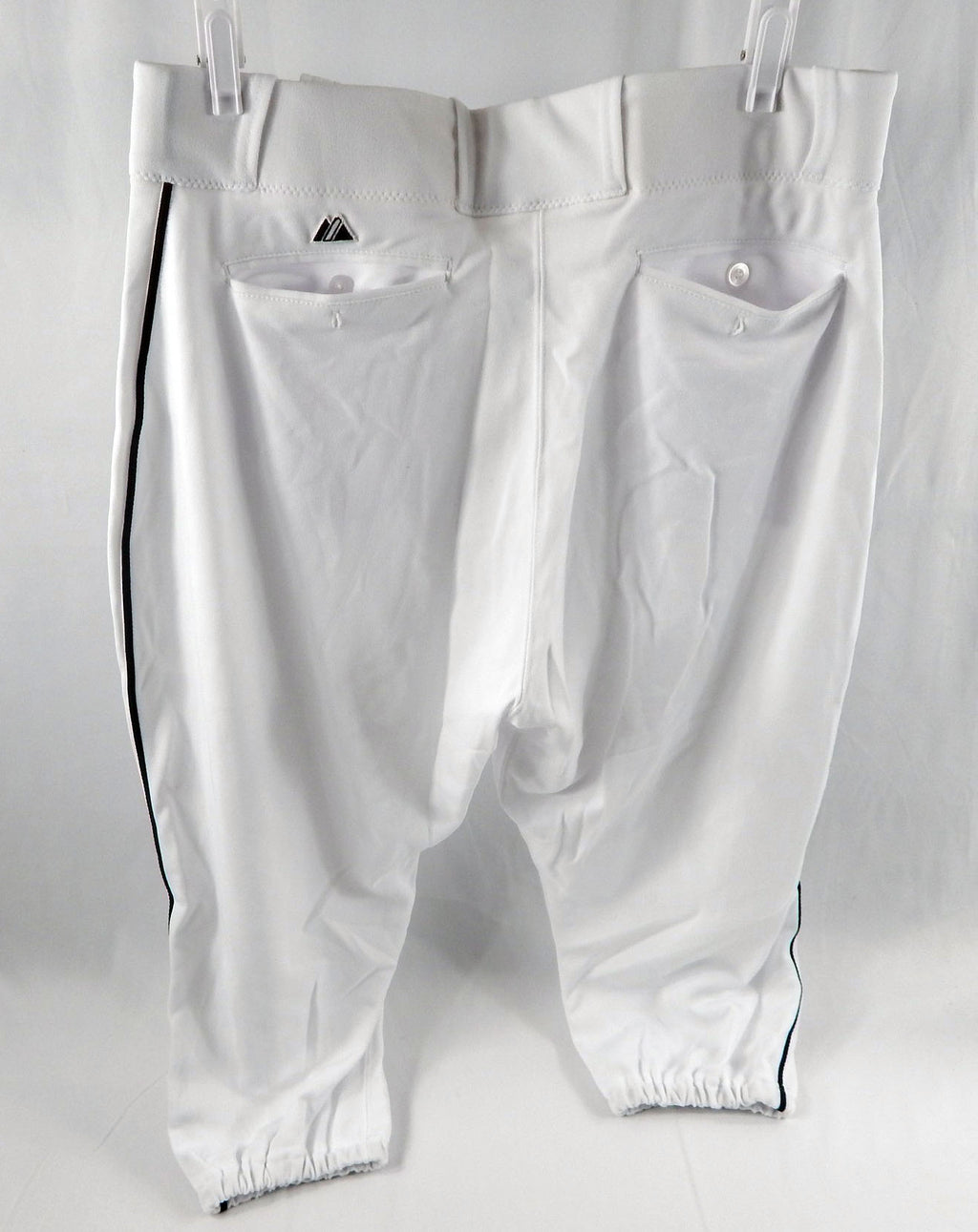 2014 Miami Marlins Marcell Ozuna #13 Game Used White Baseball Pants 37 DP113578 Pic2