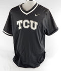 2023 Texas Christian Frogs #14 Game Used Grey Practice Jersey Baseball XL 759