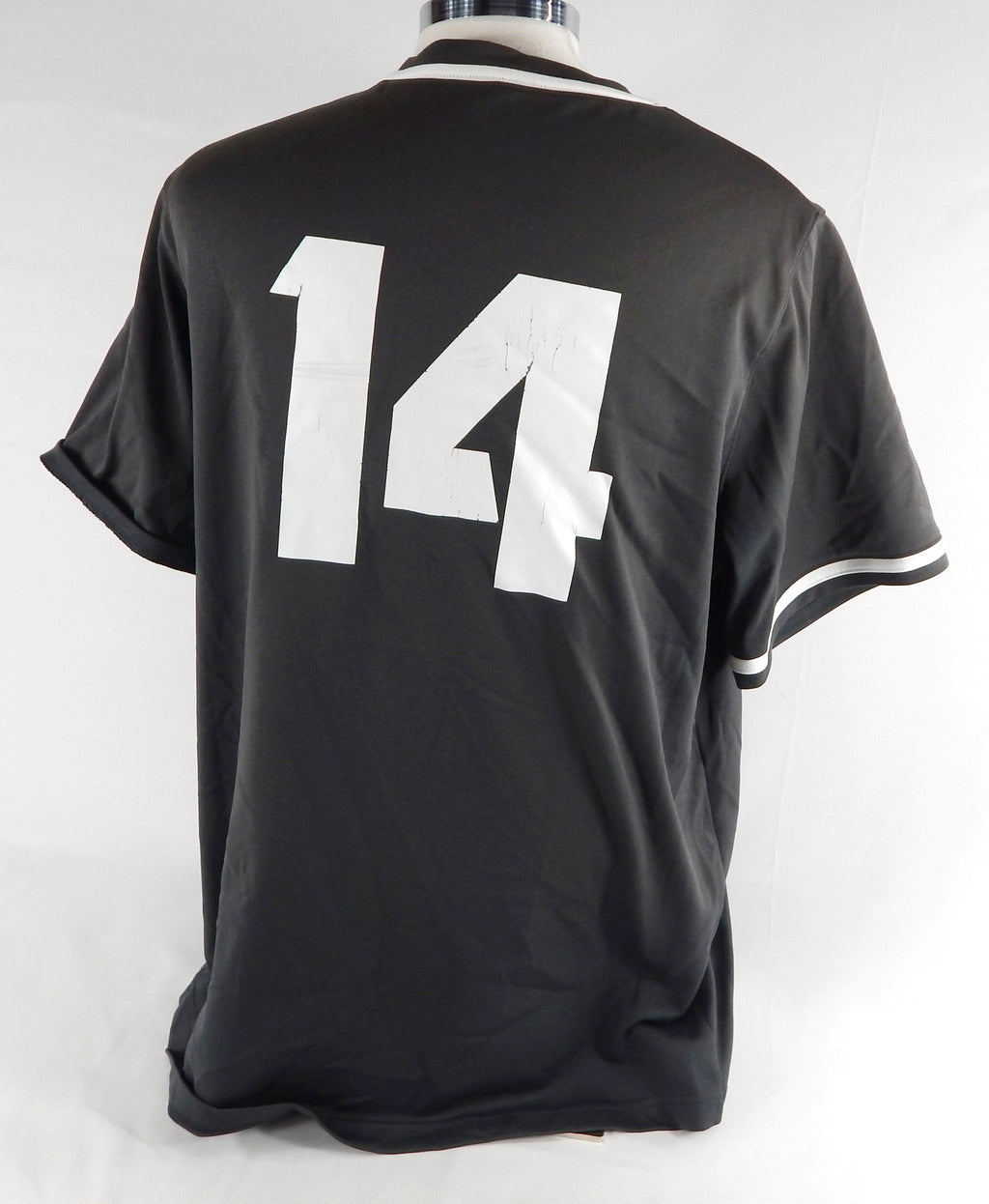 2023 Texas Christian Frogs #14 Game Used Grey Practice Jersey Baseball XL 759 Pic2