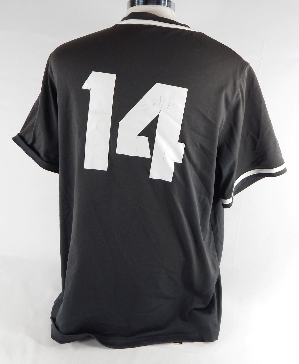 2023 Texas Christian Frogs #14 Game Used Grey Practice Jersey Baseball XL 759 Pic2