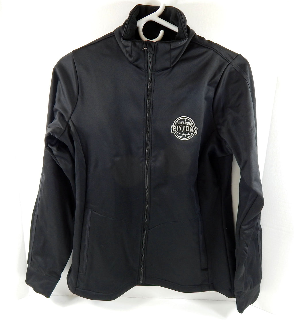 2015-16 Ladies Detroit Pistons Black Zip Up Jacket Golf S  74S