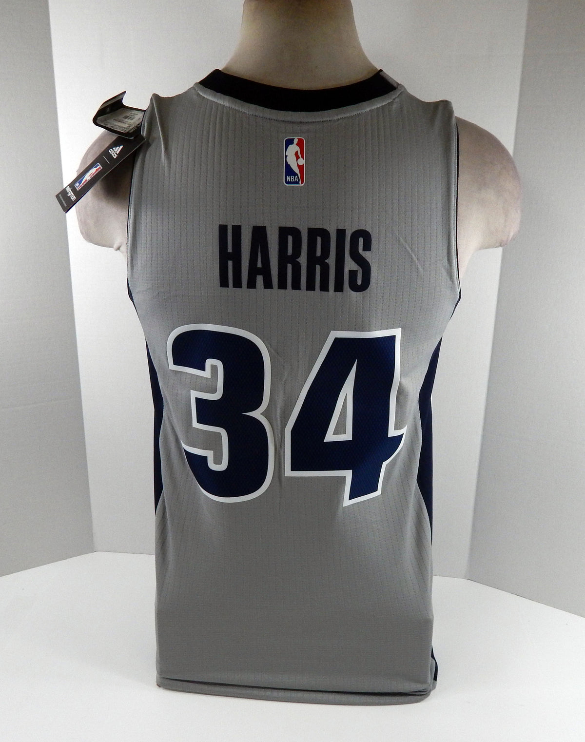 2016 Mens Detroit Pistons Tobias Harris #34 Swingman Grey Jersey Adidas NWT S 1S Pic2