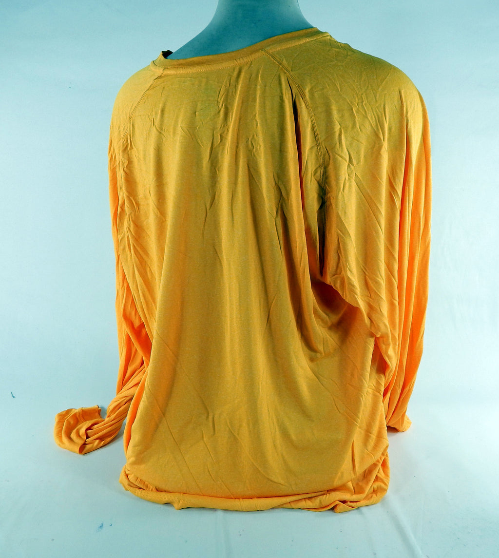 2011-12 New Orleans Hornets Team Issued Yellow LongSleeve Training Shirt 4XLT 19 Pic2
