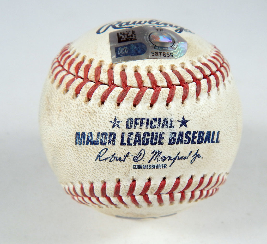 2023 Dodgers Nationals Game Used Baseball Trevor Williams Chris Taylor Ball 157