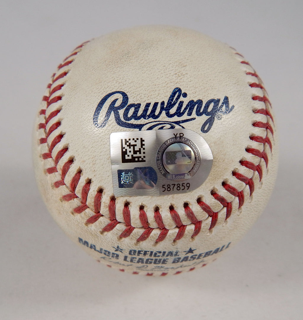 2023 Dodgers Nationals Game Used Baseball Trevor Williams Chris Taylor Ball 157 Pic2