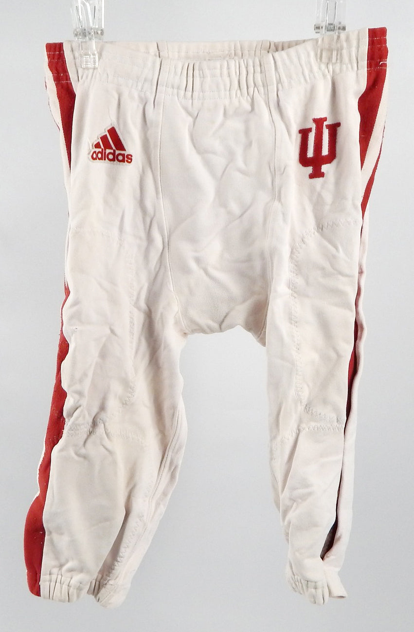 2006 Indiana Hoosiers #35 Game Used White Pants M DP86631