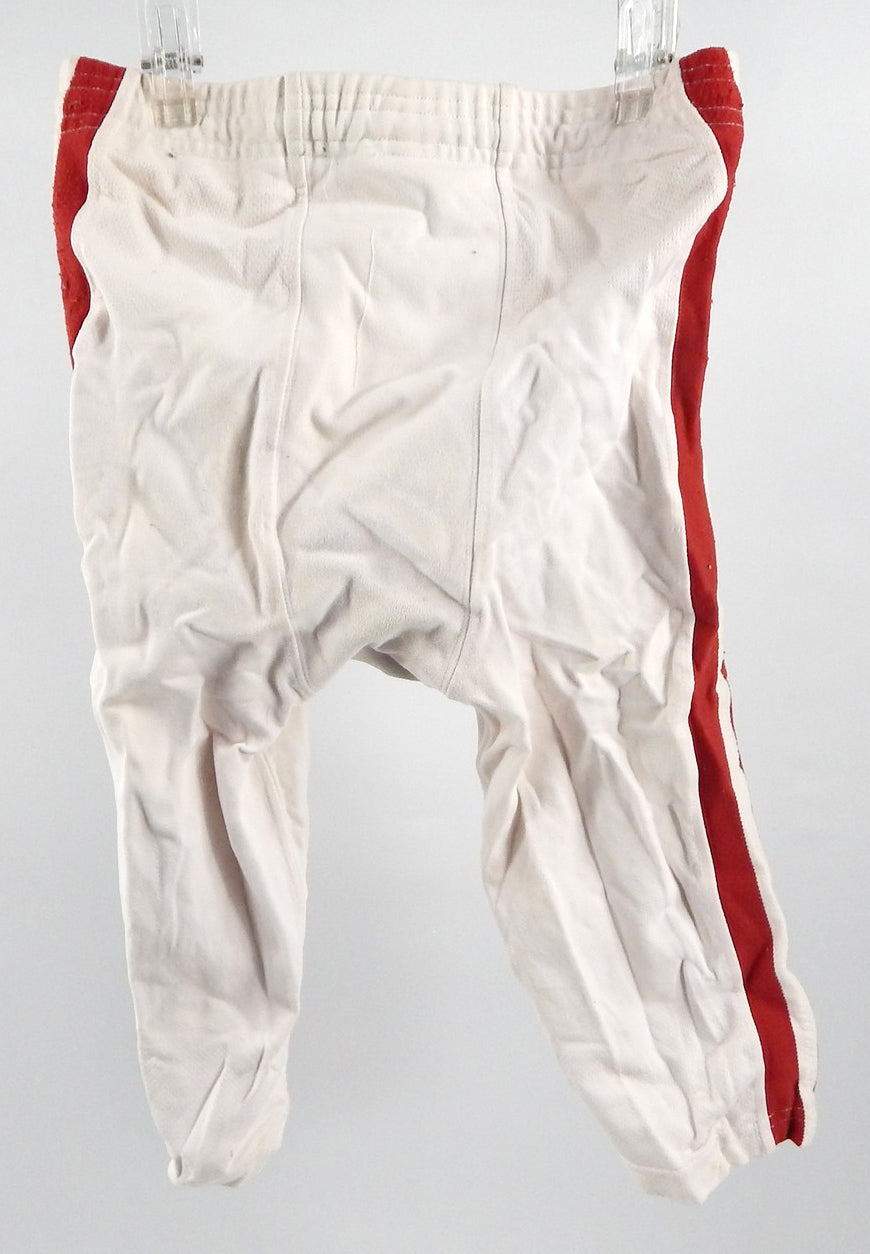 2006 Indiana Hoosiers #35 Game Used White Pants M DP86631 Pic2