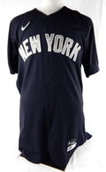 2021 New York Yankees Tim LoCastro #33 Game Issued Pos Used Navy Jersey ST BP 4
