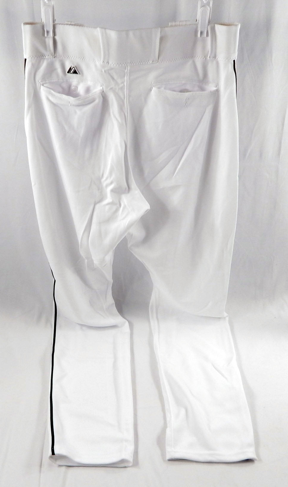 2015 Miami Marlins Andre Dawson #8 Game Used White Baseball Pants 35-43 DP113582 Pic2