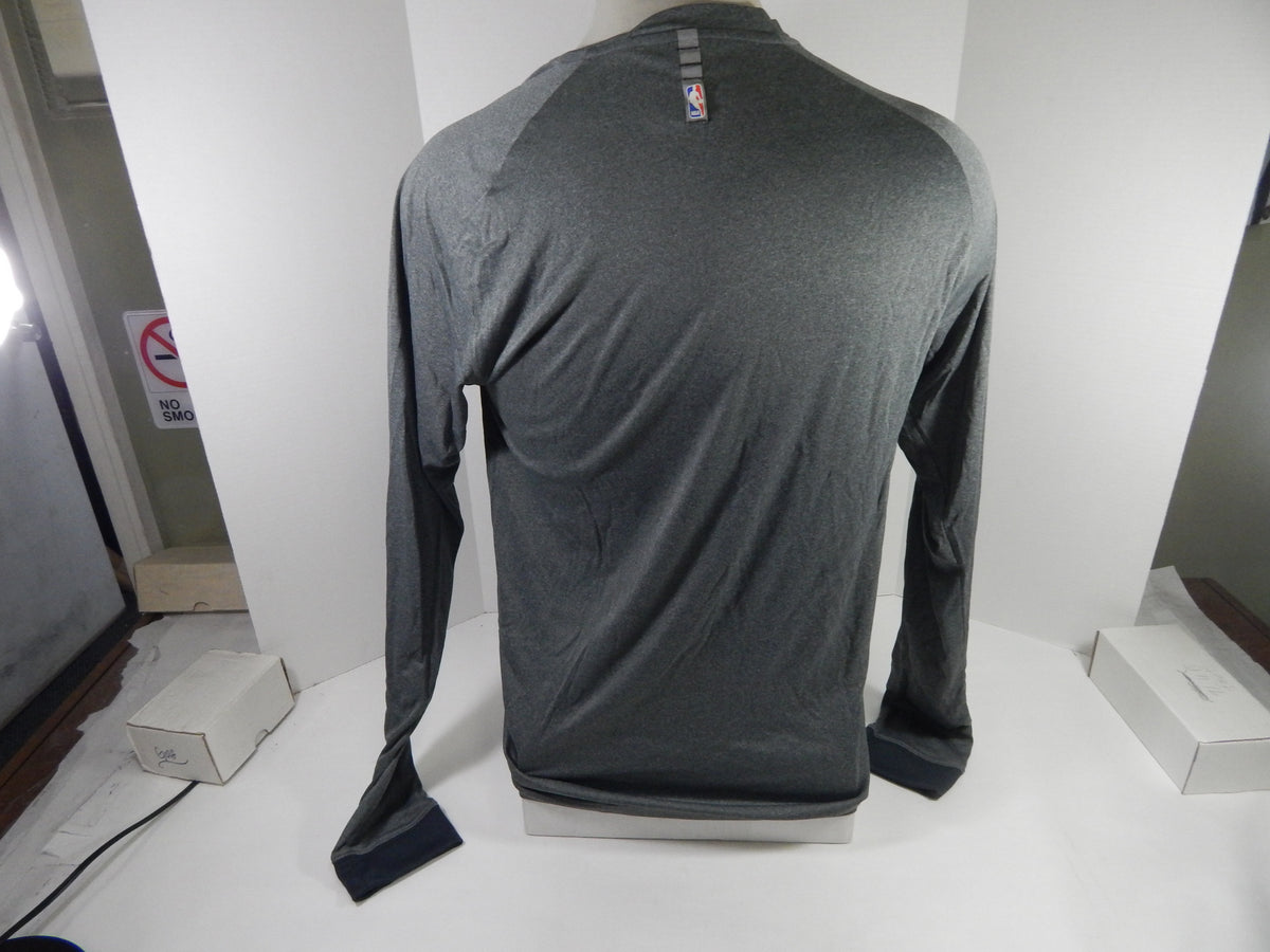 2014-15 New Orleans Pelicans Team Issued Grey Longsleeve Training Shirt 3XL+2 4 Pic2