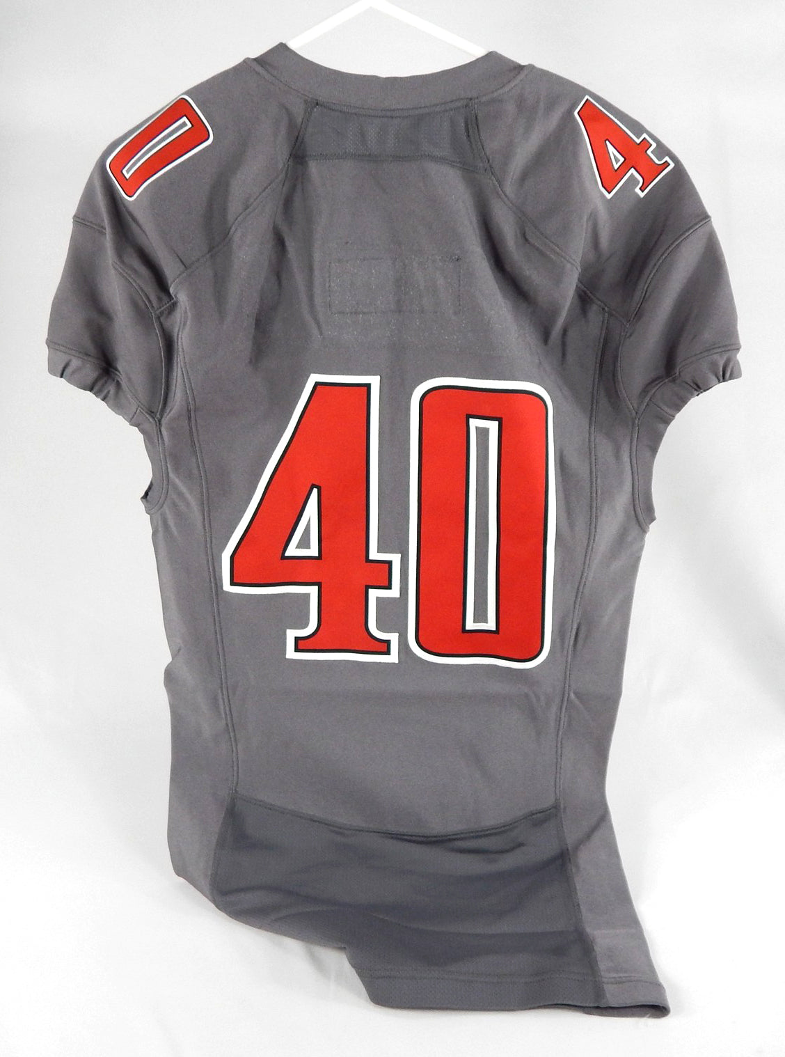 2014 Texas Tech Red Raiders #40 Game Issued Pos Used Grey Jersey NP R 46 DP69179 Pic2