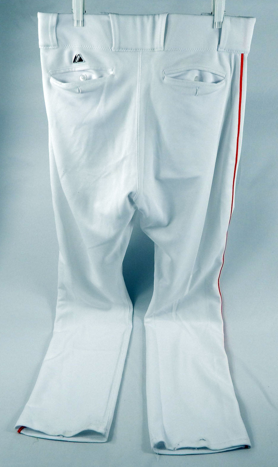 2014 Miami Marlins Derek Dietrich #32 Game Used White Pants 35-42-35 325 Pic2