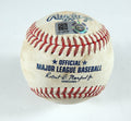 2023 Marlins Nationals Game Used Baseball Sandy Alcantara Dominic Smith Single 3