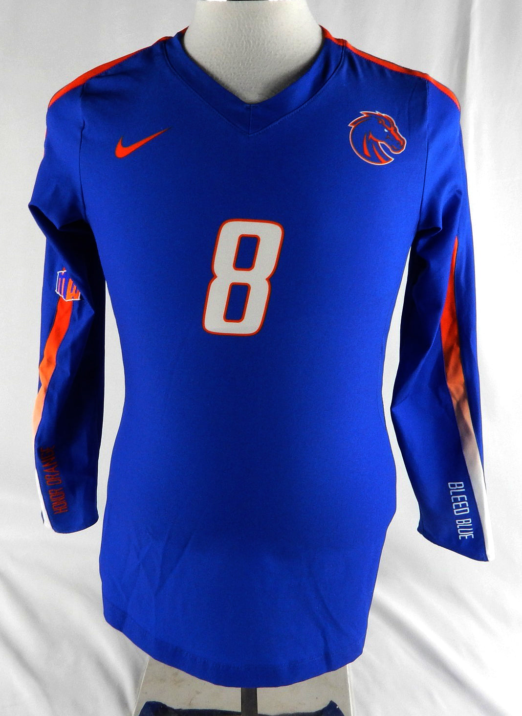 2017 Boise State Broncos #8 Game Used Blue Jersey Womens Volleyball M DP89695