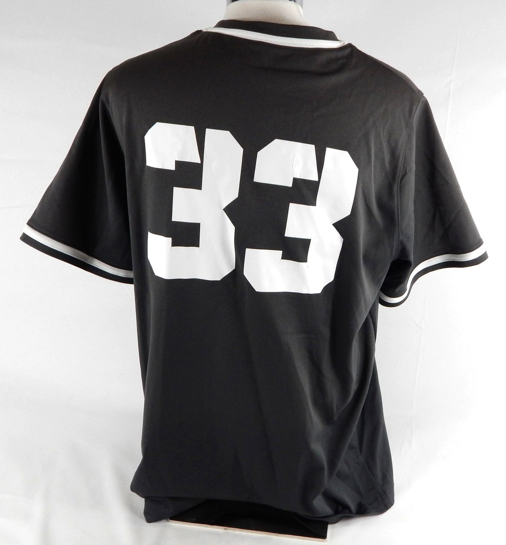 2023 Texas Christian Frogs #33 Game Used Grey Practice Jersey Baseball XL 762 Pic2