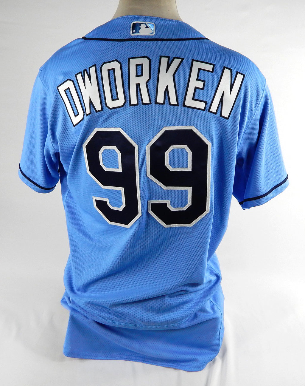2023 Tampa Bay Rays Misha Dworken #99 Game Issued Blue Jersey ST BP 46 DP72475