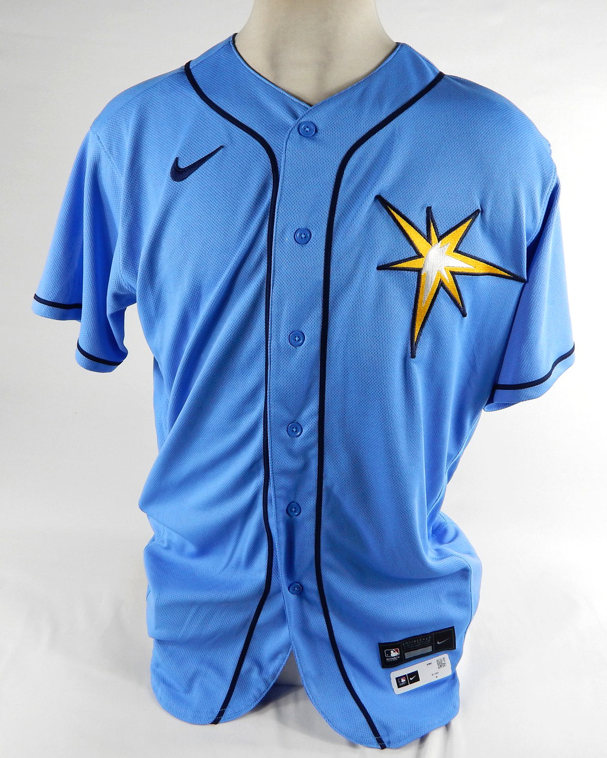 2023 Tampa Bay Rays Misha Dworken #99 Game Issued Blue Jersey ST BP 46 DP72475 Pic2