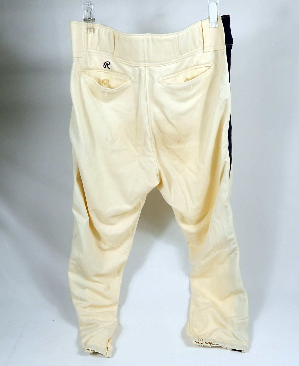 1991 Houston Astros Ed Ott #14 Game Issued White Pants 36 554 Pic2