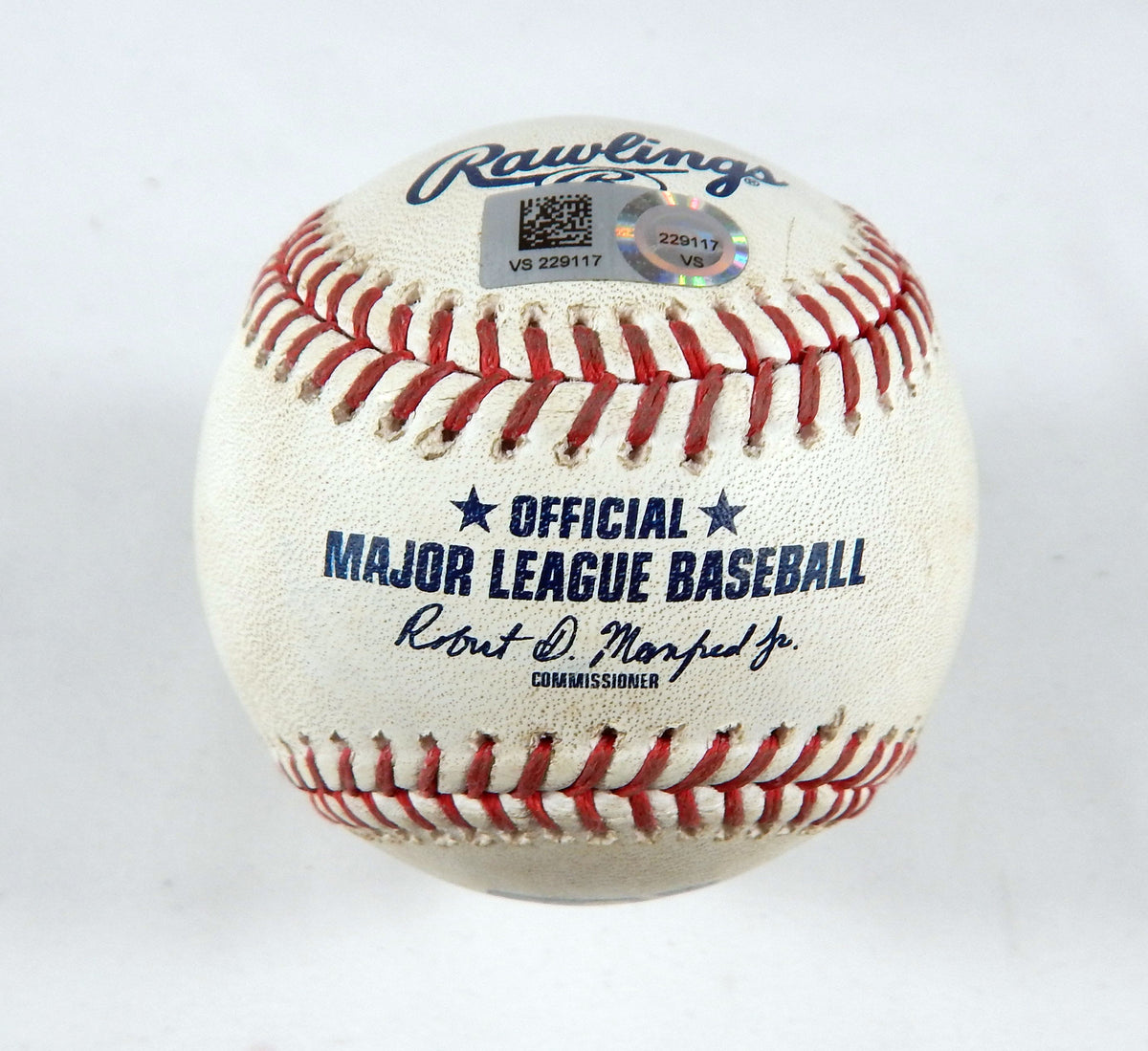 2023 Phillies Nationals Game Used Baseball Yunior Marte Alex Call Ball. 229